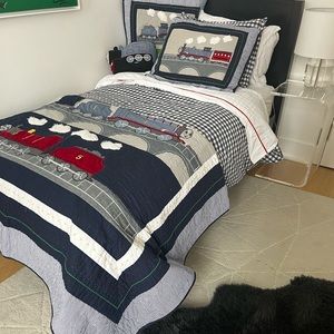 Pottery Barn Kids Thomas the Train Bedding Set